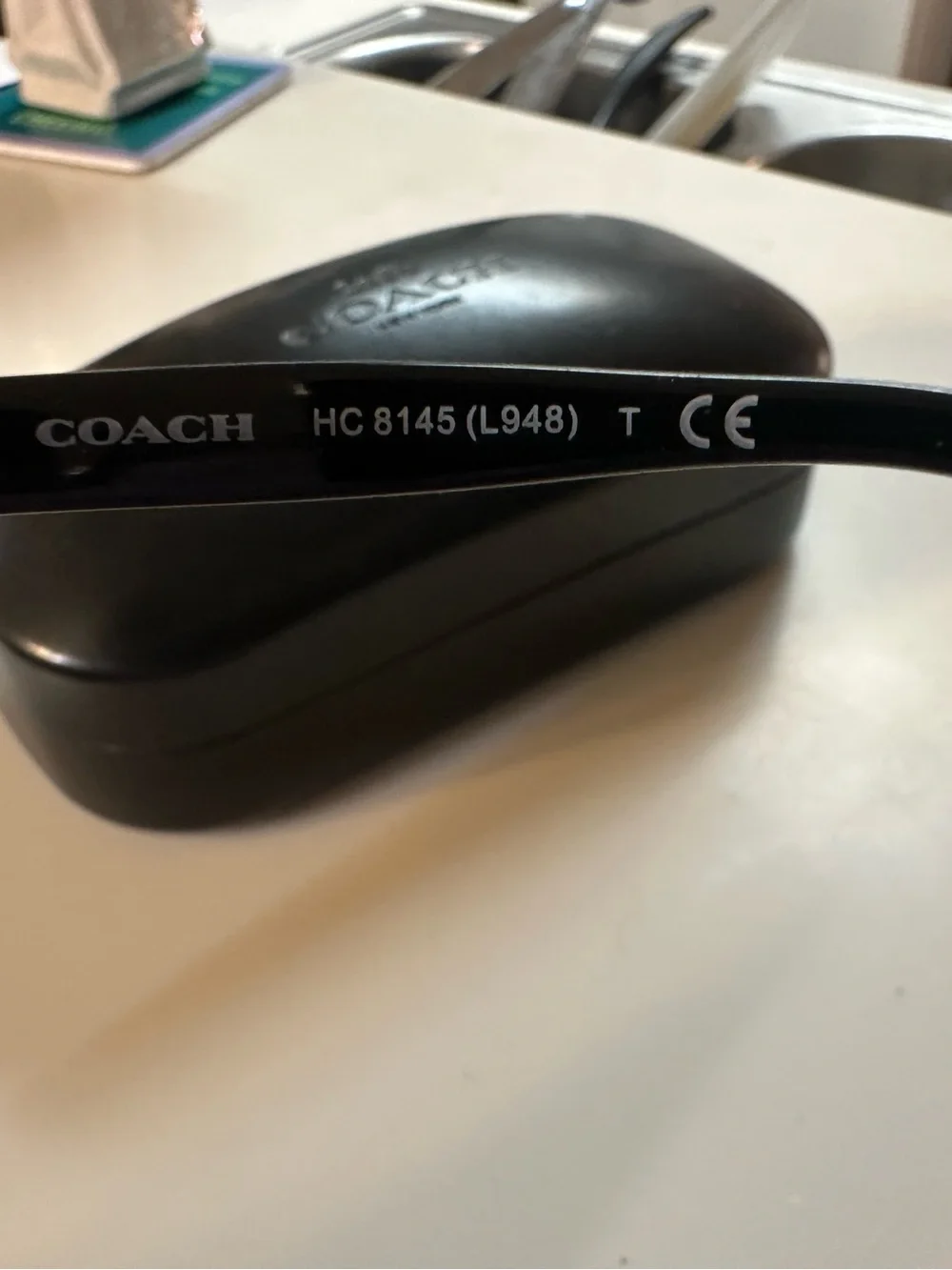 Coach Black Oversized Sunglasses